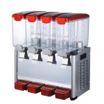 40L Four Heads Combination Type Cold  Drink Dispenser With Lights