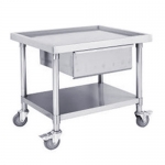 Mobile Bench With Drawer & Under Shelf