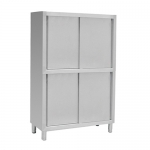 SS304 1.2m Upright Storage With 4 Doors