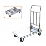 Folding Stainless Steel Flat Bed Trolley
