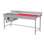 304SS 1.8m Work Bench With Chopping Board