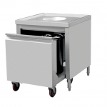 304SS Waste Collecting Bench With Cart