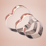 7 Inch  Heart Shaped Mousse Ring
