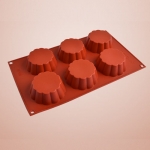 034#  Silicon 9 Cups  Savarins Mould