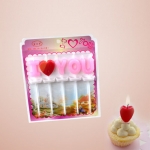 I LOVE YOU Candle(18pcs/bag)