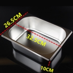 1/2*4.0' Stainless Steel Gastronorm Container