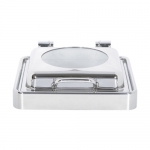 Electric Built-in Oblong Visible Chafing Dish With Single Perforated Food Pan