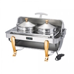 Oblong Soup Station With Gilt legs & Temperature Control