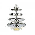 Stainless Steel 4 Tiers Buffet Revolving Stand
