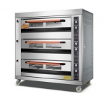 3-Layer 6-Tray Gas Pizza Oven