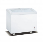 260L Curve Type Glass Door Static Cooling Chest Freezer