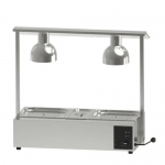 Stainless Steel Heating Lamp With Bain Marie