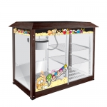 8 Ounces Electric Popcorn Machine with Warming Showcase