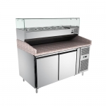 2 Door Fancooling Pizza Prep Station