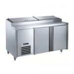 1.5m 2 Doors Fancooling Pizza Prep Station