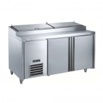 1.5m 2 Doors Fancooling Pizza Prep Station