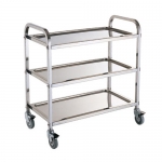 Assembling Stainless Steel 3-Layer Service Cart