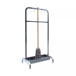 Stainless Steel Single Row Mop Holder And Rack