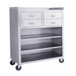 SS304 1m³ Mobile Cabinet With Drawers & Shelves