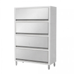 SS304 1.2m 4 Open Door Cabinet