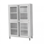 SS304 1.2m Upright Storage With 4 Gauze Doors