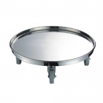 570mm Stainless Steel Round Pan Trolley