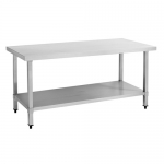 304SS 600mm Work Bench With Under Shelf(Square Leg)