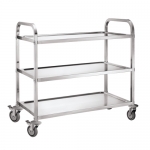 SS201 Assembling Stainless Steel 3-Layer Service Cart