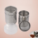 Large-Szied SS Flour Bottle+Transparent Cover