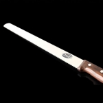 14 Inch Cake Knife With Sandalwood Handle-fin Thread