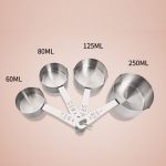 4pcs SS Measuring Spoon