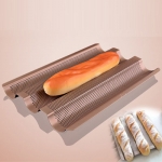 Golden 3 Loaf French Baguette Bread Pan