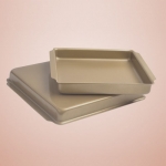 Golden Non-stick Rectangle Baking Pan
