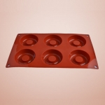 012# Silicon 6 Cups Savarins Mould