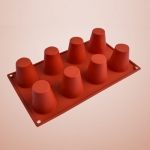 021# Silicon 8 Cups Darioles Mould