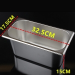 1/3*6.0' Stainless Steel Gastronorm Container