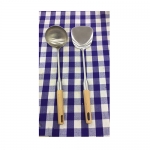 7 Pieces Of Kitchen Utensils Wooden Handle