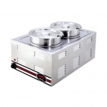 Electric 2 Round Pots Food Warmer
