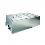 Electric 3 Pans Food Warmer  With Tap