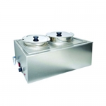 Electric 2 Round Pans Food Warmer