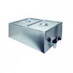 Electric 2 Pans Food Warmer  With Tap
