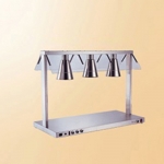 Stainless Steel 3 Heating Lamps Station