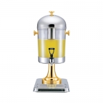 Single Head Gilded Juice Dispenser