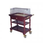 Three Layers Wine and Liquor Trolley With Plasctic Lid