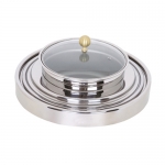 Electric Built-in Round Roll Top Soup Station With Single Food Pan
