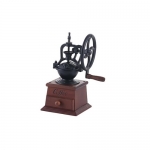 Orange Small Iron Wheel Manual Coffee Beans Grinder