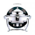 Round Roll Top Soup Station With Stainless Steel Legs