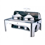 Rectangle L Model Roll Top Soup Station With Stainless Steel Legs