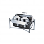 Rectangle Post Model Roll Top Soup Station With Stainless Steel Legs