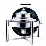 Round Post Model Roll Top Soup Station With Stainless Steel Legs